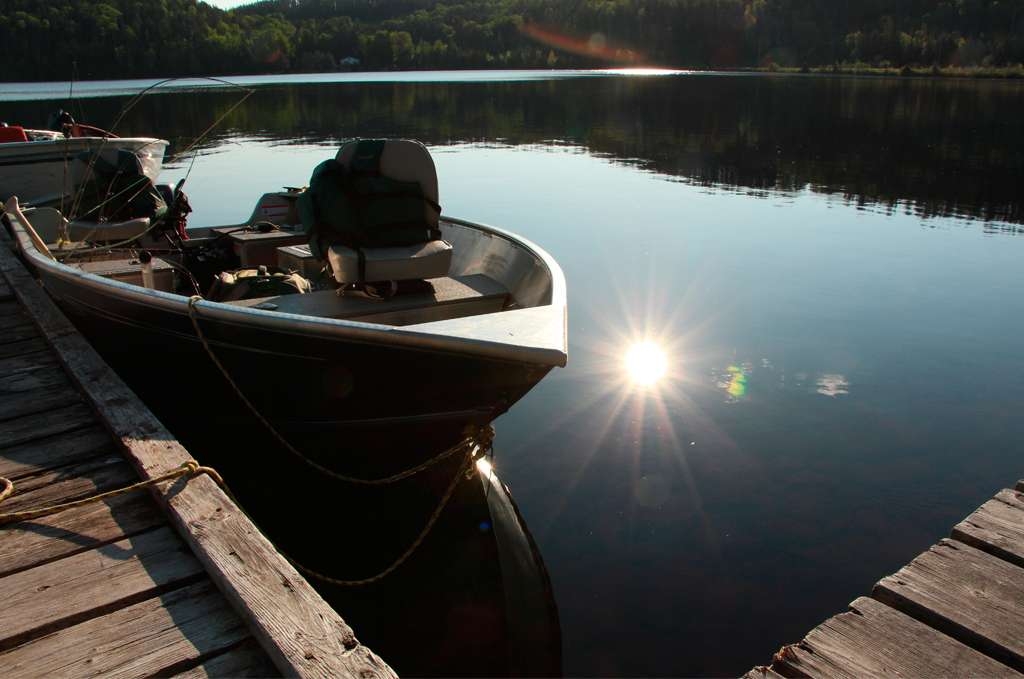 Boats and Motors Provided in Fishing Packages at Lost Lake Wilderness Lodge