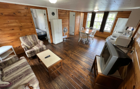 Cottage 2 lounge and kitchen